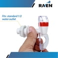 thumbnail image 2 of Water Cooler Replacement Push Faucet (Red), 2 of 7