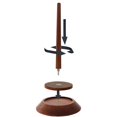 thumbnail image 2 of BARVA Soporte de hilo grande ponderado Mecanismo giratorio de rodamiento avanzado Soporte de bola de tejer Almacenamiento de ganchillo Dispensador de husillo de ganchillo Accesorios de punto Regalos d, 2 of 4