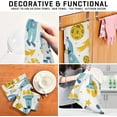 thumbnail image 6 of Coolnut Kitchen Dish & Tea Towel Astronaut Rocket Planet Reusable Cloths for Cooking and Drying Dishes for Home Kitchen Cleaning, 28x18in-1PC, 6 of 6