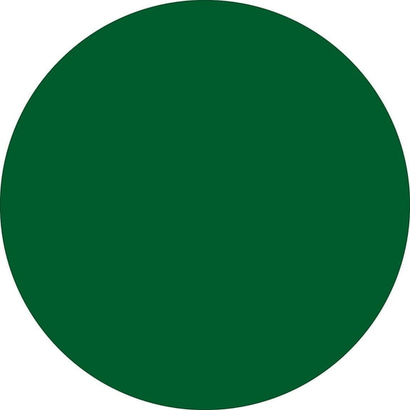 Tape Logic Inventory Circle Labels 4" Green 500/Roll DL615D