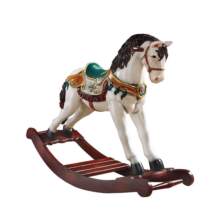 Design Toscano Victorian Carousel Pony Rocking Horse Statue