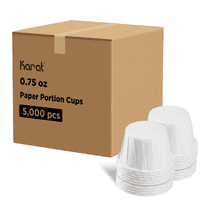 Karat 0.75 oz Paper Portion Cups - 5,000 ct