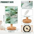 thumbnail image 3 of Lily Flowers Leaves Bedside Table Lamp Desk Warm Lights with USB Charging Port Cylinder LED Lamps for Bedroom Living Room Office, 3 of 7