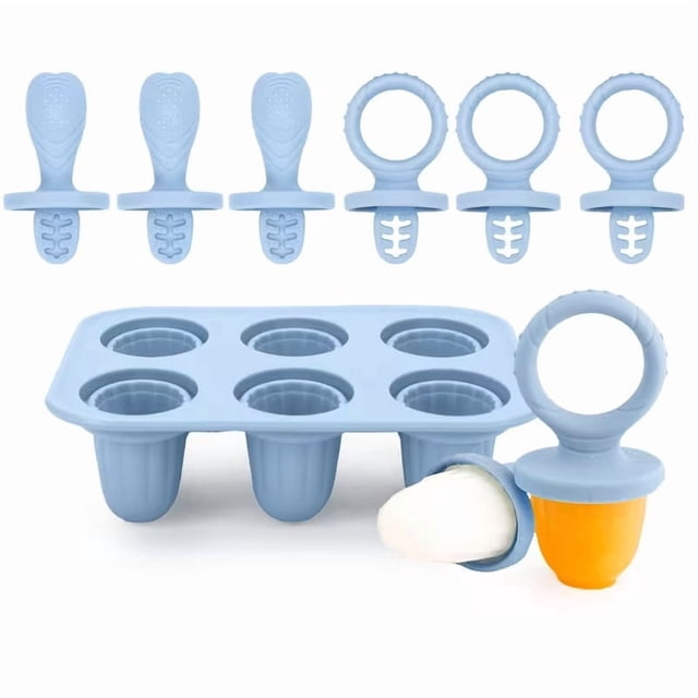 Bandeja for paletas for bebés con 6 compartimentos: ideal for postres caseros con leche, fórmula y jugos