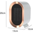 thumbnail image 2 of 1200w Ceramic Fan Heater, Portable Fan Heater With 2 Heat Settings & Overheat Protection Low Energy Silent, 2 of 5
