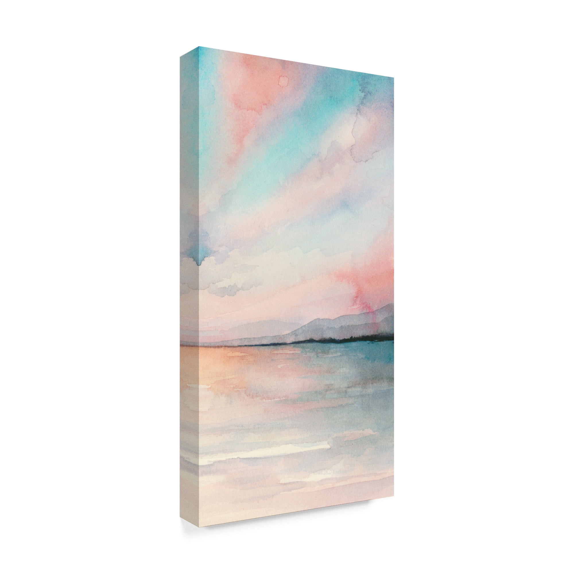 Trademark Fine Art 'Sea Sunset Triptych III' Canvas Art by Grace Popp