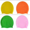 thumbnail image 5 of Bonnet de Bain en Silicone pour Adultes Haute Élasticité Imperméable Cheveux Secs Couleur Pure, 5 of 5