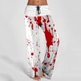 thumbnail image 2 of WEAIXIMIUNG Pantalon Grand Femme Jeans Imprimé Pantalon Grand, 2 of 5