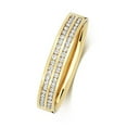 thumbnail image 2 of 18k Gold 54mm Flat Court Comfort Women Diamond Wedding Band/Ring Brilliant Cut 0.22 Carat HI - SI, 2 of 2