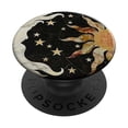 thumbnail image 1 of Smartphone PopSockets PopGrip negro vintage Luna, sol y estrellas, 1 of 6