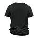 thumbnail image 3 of Summer Short Sleeve Black Round Neck Cotton Loose Print Pullover T-shirt TopXL, 3 of 3