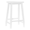 thumbnail image 1 of Pemberly Row 29" Transitional Wood Backless Counter Stool in White, 1 of 14