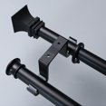 thumbnail image 2 of Soporte de barra de cortina doble, 2 uds., para soporte de varilla doble de Metal de 1,02-1,1', 2 of 5