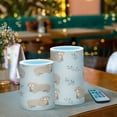 thumbnail image 3 of Yayeee Flameless Candles with Remote Flickering Battery Operated Multi Color Changing, Black Watercolor Space, 3 of 7