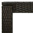 thumbnail image 3 of vidaXL Table de Bar de Jardin Marron 60,5x60,5x110,5 cm en Rotin Poly, 3 of 4