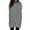 Grey, variant on Women Summer Casual Round Neck Short Sleeve Pocket Print Long Top Women Tees and Tops Loose Fit Top Women Tech Pack Yoga Shirts Women Athletic Long Sleeve Shirt Women Fitted Women S Long