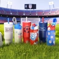 thumbnail image 7 of Zak Designs US Soccer 25oz Durable Plastic Jubilation Water Bottle with Handle, Blue, 7 of 7