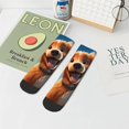 thumbnail image 7 of Pofeuu Blue Sky Cute Dog Print 30cm Socks, Adult Running Hiking Socks for Youth and Adult, 7 of 7