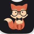 thumbnail image 4 of Inktastic Cute Hipster Fox Boys or Girls Baby Bib, 4 of 4