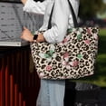 thumbnail image 7 of Daiia Leopard Dots Beach Travel Bag - Water-Resistant Beach Bag, Lightweight Tote with 7 Pockets for Women and Men - Gym,Pool,Camping,Reusable Grocery Bag, 7 of 7
