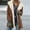 Khaki, variant on Womens Lined Jackets Lapel Collar Suede Coats Button Down Peacoat Winter Warm Outwear With Pockets plus Size Womens Tops plus Size Women Fall Fashion plus Size Long Sleeve Women Coat Oversized Winter