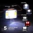 thumbnail image 2 of Linterna frontal recargable USB con 5 modos de luz BANYUO  Electrónica, 2 of 5