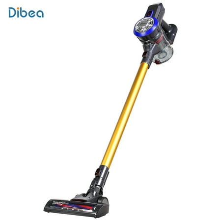 Dibea D18 Cordless 2 in 1 Lightweight Stick Handheld Vacuum Cleaner, Rechargeable Lithium-ion Battery with Charging Base, (2 In 1 Best Battery Life)