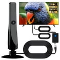thumbnail image 4 of Antena Portátil Alta Ganancia Digital TV Con Soporte Refuerzo Señal 4K 1080p 50 Millas Range Plug Play para, 4 of 9