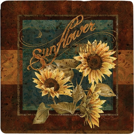 Sonoma Trivet - Thirstystone Ambiance Trivet, Sunflower Farm, Travertine