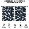 thumbnail image 2 of Blackout Kids Curtains,Cute Dinosaur Pattern Childrens Insulated Curtains Set Of 2,Bedroom Essentials,Toddler Room Decor 52x63in(132x160cm), 2 of 4