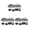 thumbnail image 1 of Adhesivo de pared Cateissary PVC Decoración Art Decals Cocina Negro 52x30cm, 1 of 6