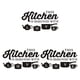 thumbnail image 1 of Adhesivo de pared Cateissary PVC Decoración Art Decals Cocina Negro 52x30cm, 1 of 6