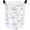 Black dot rainbow, variant on Basketball Pattern Baby Storage Basket Kids Hamper,Waterproof Nursery Bins Organizer Toy Box Laundry Basket Large Canvas for Home/Dorm/Office/Closet/Shelf/Boys Room Decorations