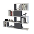 thumbnail image 4 of Karlin Modern Bookcase with Shelves, Gray Veneer, 4 of 5