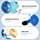 thumbnail image 4 of Jinsinto Dog Toy, Interactive Dog Toy, Plush Dog Toy with Cotton Cloth and Crinkle Paper in Dog Games Stuffed Dog Toy for Puppy, Small, Medium, Large Dogs, 4 of 5