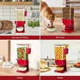thumbnail image 4 of Cereal Dispenser Countertop Red 2 Pack with Creal Bowls Spoons Cutlery Box, Cereal Containers Storage - Not Easy to Crush Food, Dry Food Dispenser For Pantry Candy Snack, 4 of 13