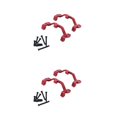 thumbnail image 1 of Ounissouiy 2 piezas RC Car Pull Rod Base Vehículo Servo Mount Upgrade Accesorios Type2 NO2, 1 of 6