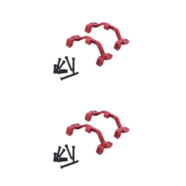 Ounissouiy 2 piezas RC Car Pull Rod Base Vehículo Servo Mount Upgrade Accesorios Type2 NO2