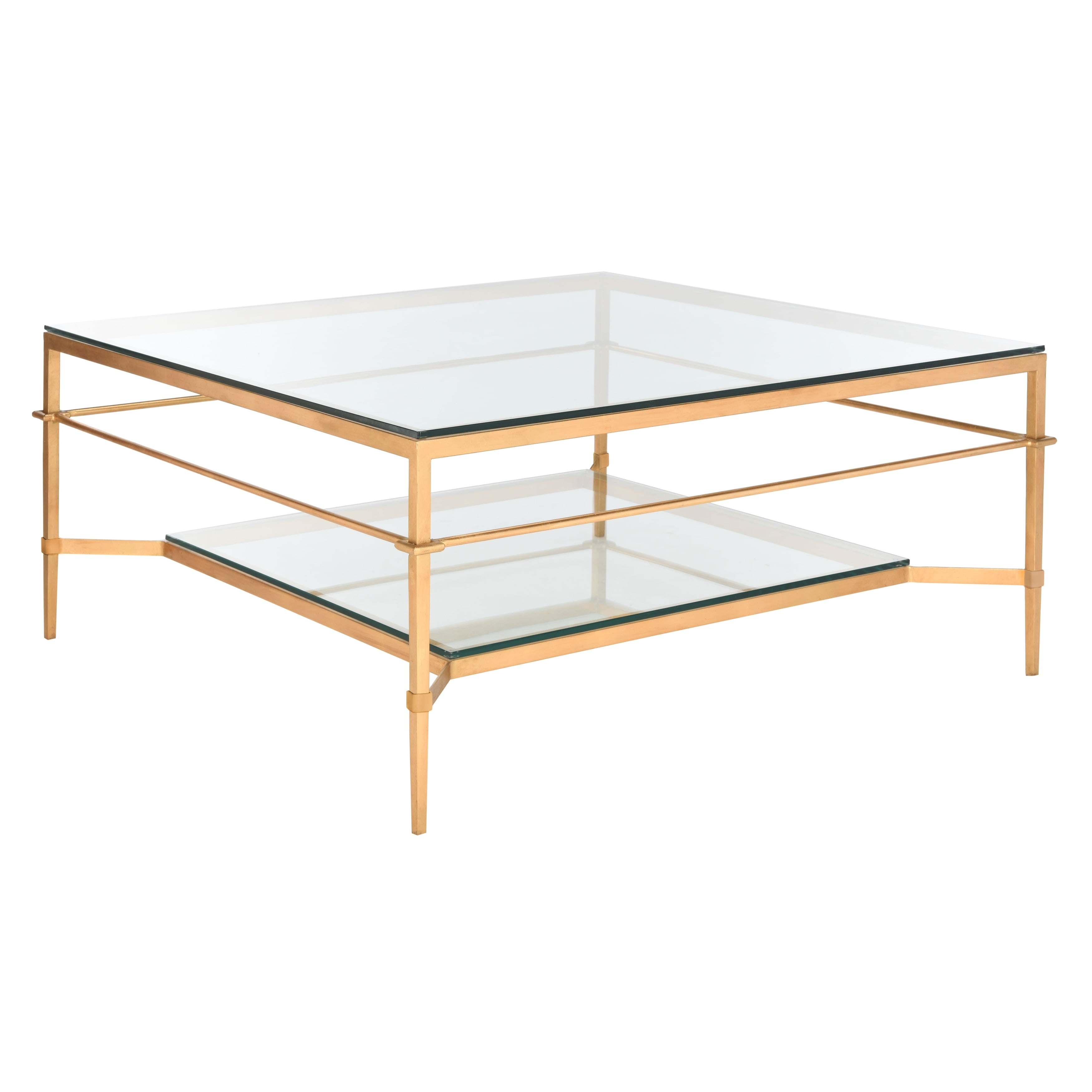 SAFAVIEH Couture Mieka Glam Metal Coffee Table, Gold