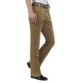thumbnail image 5 of YM YOUMU Men Corduroy Flared Pants Trousers Slim Fit 60s 70s Vintage Bell Bottom, 5 of 5