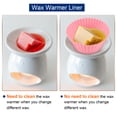 thumbnail image 2 of Uxcell Wax Melt Warmer Liner Silicone Rubber For Candle Fragrance Melter 1.77 x 1.26 inch 20 Pcs Pink, 2 of 6
