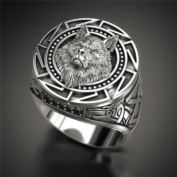 Mens biker shop rings