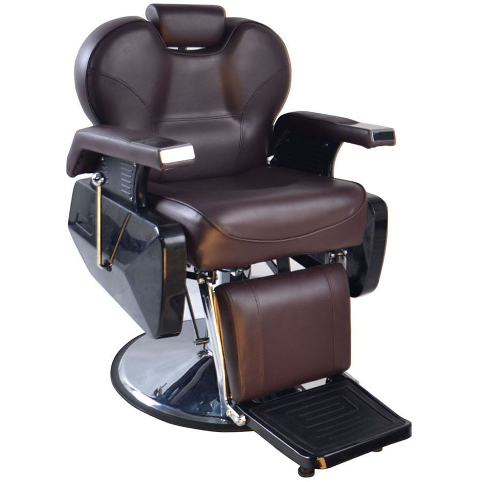 BarberPub Heavy Duty Reclining Barber Chair All Purpose Hydraulic