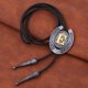 thumbnail image 2 of Chic Cowboy Bolo Tie, Letter Pendant, Creative Vestuario Accesorio decorativa para sudaderas con capucha Vestidos Festival Chaqueta , mi Letra E Fernando Corbata de vaquero, 2 of 8