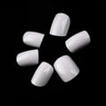 thumbnail image 2 of 400 pcs Nude Children Fake Nails White Short Full Cover 20 pcs/set 10 Sizes Clean Fake Nails Tips for Kids (400 Pcs), 2 of 5