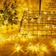 thumbnail image 2 of Cadena de luces LED con forma de bola redonda de hierro hueco, decoración navideña para patio marroquí, cadena de luces con batería solar, caja de luces, 2 of 5