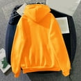 thumbnail image 4 of KIHOUT Spring Winter Womens Tops Fashion Classic Solid Color Long Sleeve Hooded Pocket Tops Sweatshirts, 4 of 4