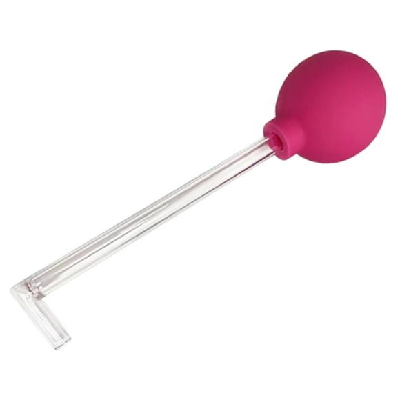 Tonsil Stone Removers Vacuum Tool Glass Tube Manual Remover Tonsil Stone Suction Rose Red
