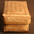 thumbnail image 3 of Bamboo Woven Basket de Almacenamiento Bandeja de Cesto Caja de Té Sorage, 3 of 9
