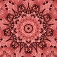 thumbnail image 1 of Ahgly Company Tapis d'Intérieur Lavables à la Machine, Carrés, Transitionnels, Rouges, 5 Pieds Carrés, 1 of 7